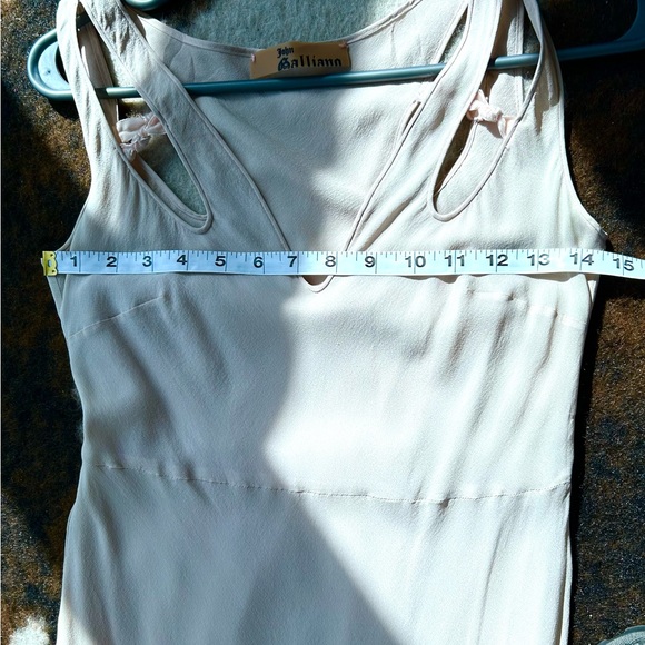 JOHN GALLIANO Authentic Silk Designer Dress
Fits Small (S), Made in France 🇫🇷 - Picture 8 of 10